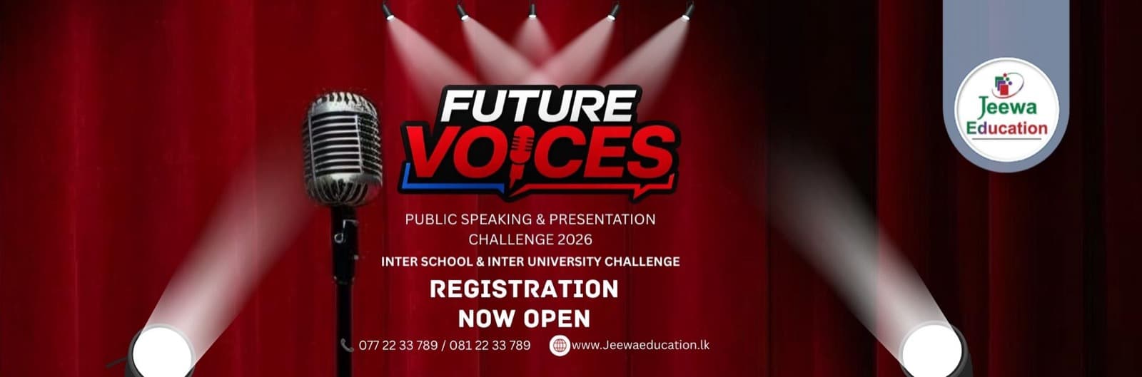 Future Voices 2026 challenge poster